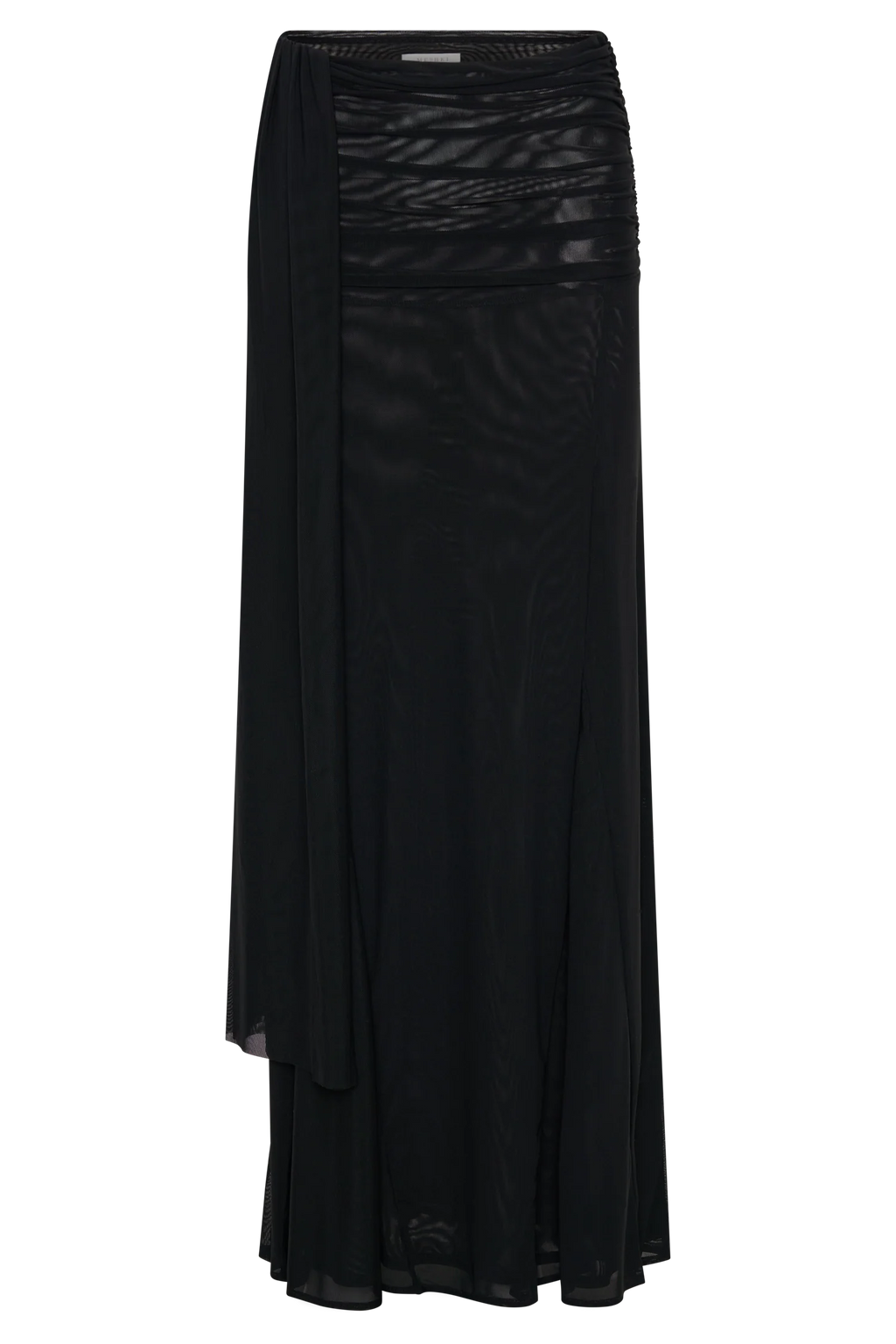Arna Mesh Maxi Skirt - Black