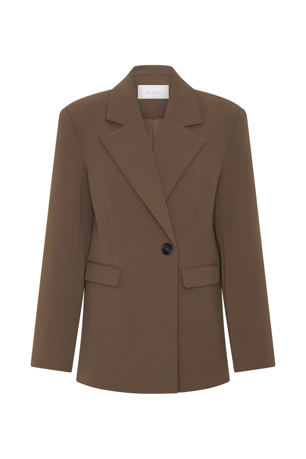 Mateo Oversized Blazer - Cacao Brown