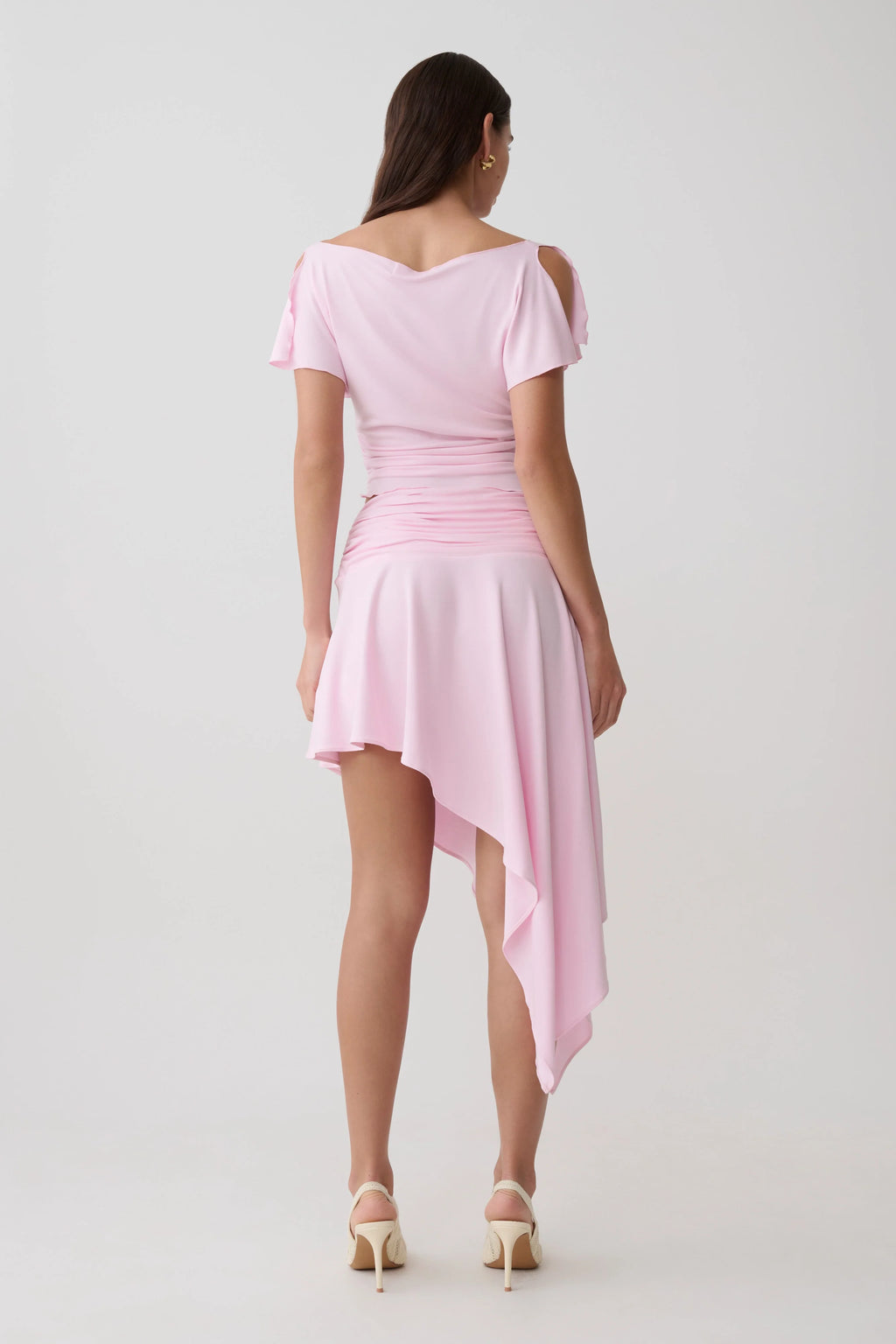 Talise Modal Hankie Midi Skirt - Ballet Pink