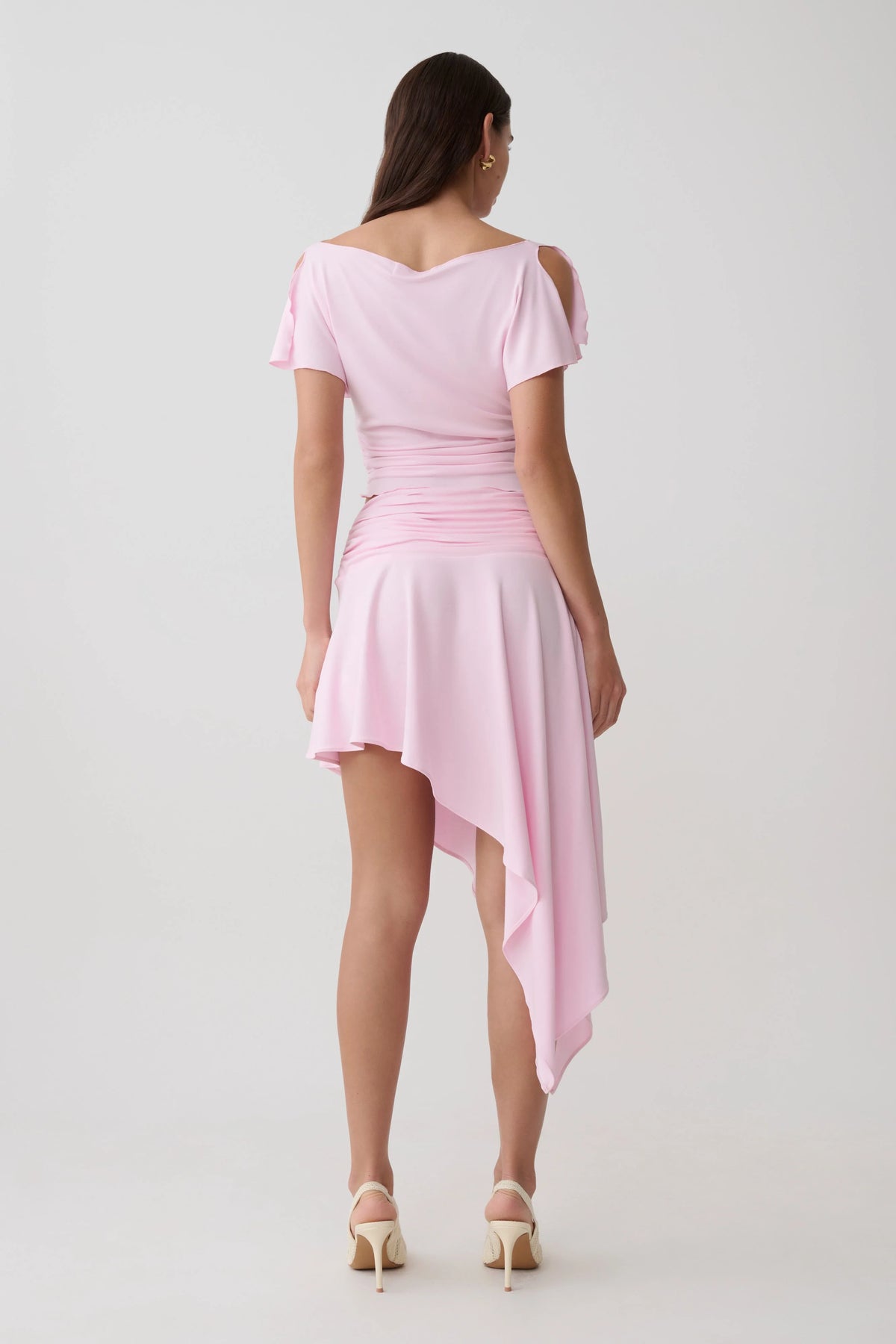 Talise Modal Hankie Midi Skirt - Ballet Pink